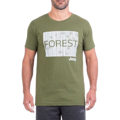 T-shirt avec « forest » imprimé en motif bambou j20s - Jeep - Modalova