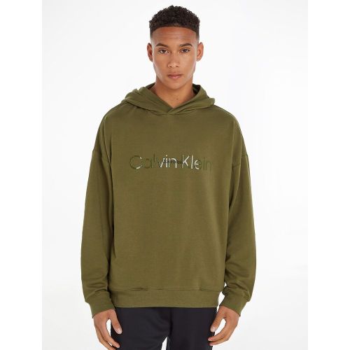 Haut de pyjama manches longues à capuche - Calvin Klein Underwear - Modalova