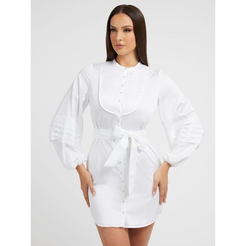 Robe Chemise À Ceinture - Guess - Modalova