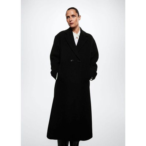 Mode Manteaux Manteaux d’hiver Mango Suit Manteau d\u2019hiver noir style d\u2019affaires 