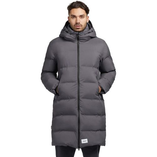 Manteau avec grande capuche à fermeture haute CREW - KHUJO - Modalova