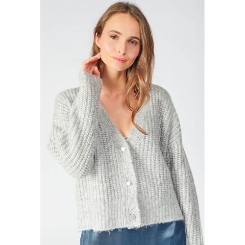 Gilet court boutonné - LE TEMPS DES CERISES - Modalova