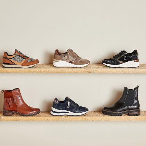 Bottines en cuir avec boucle - tamaris - Modalova