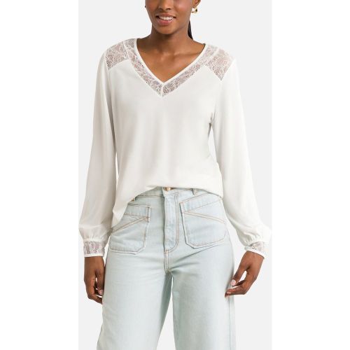 Blouse col dentelle - Vero Moda - Modalova