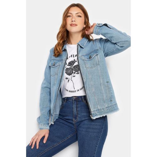 Veste en jean zippée - LONG TALL SALLY - Modalova
