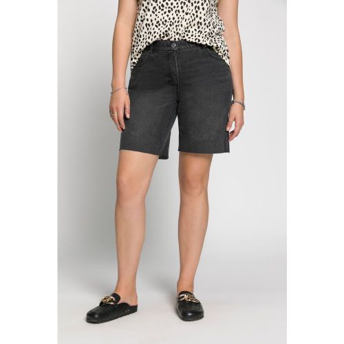 Short en jean, taille haute, 5 poches - STUDIO UNTOLD - Modalova