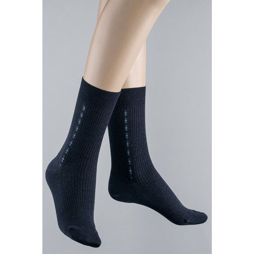Mi-chaussettes en laine mélangée Made in France - B. SOLFIN - Modalova