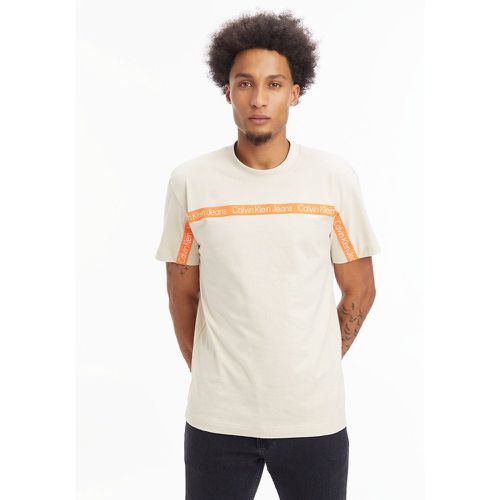 T-shirt col rond logo Tape - Calvin Klein Jeans - Modalova