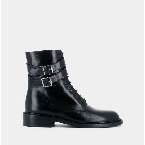 Boots à lacets et boucle Dezibre, cuir - JONAK - Modalova