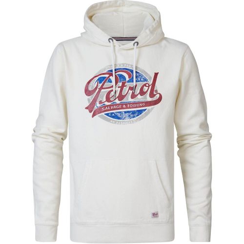 Sweat capuche fixe col rond imprimé devant - PETROL INDUSTRIES - Modalova