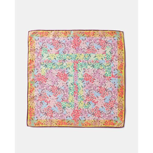 Foulard en soie à imprimé mini coraux - LATOUCHE - Modalova