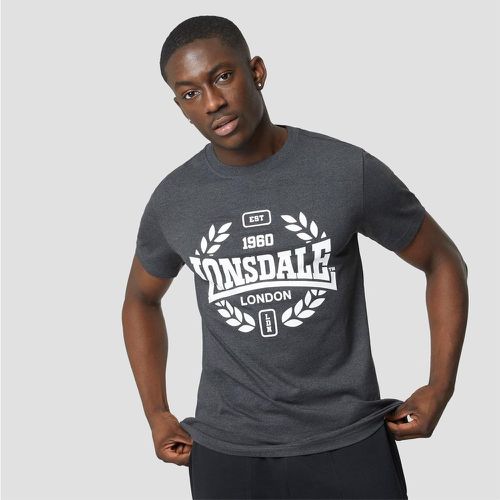 T-shirt col rond coupe régulière en coton - Lonsdale - Modalova