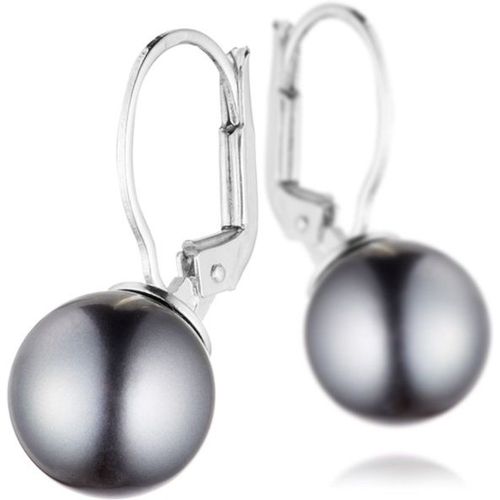 Boucles d'oreilles dormeuses perle intemporels en argent 925, 4g - CLIO BLUE - Modalova