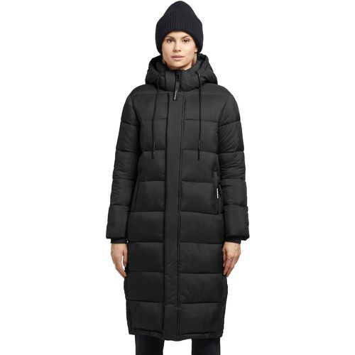 Manteau avec capuche amovible et à fermeture haute JULINA MATT - KHUJO - Modalova