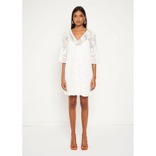 Robe courte broderie anglaise - SUD EXPRESS - Modalova