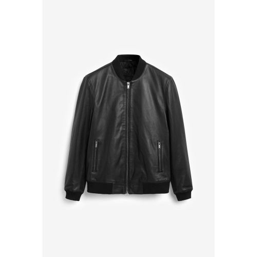 Blouson aviateur en cuir - Next - Modalova