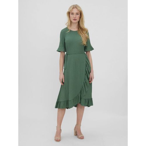 Robe à manches courtes portefeuille - Vero Moda - Modalova