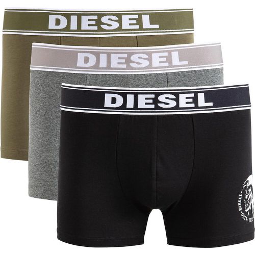 Lot de 3 boxers coton stretch classique - Diesel - Modalova