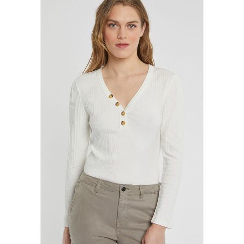 Tee shirt décolleté v - BURTON OF LONDON - Modalova