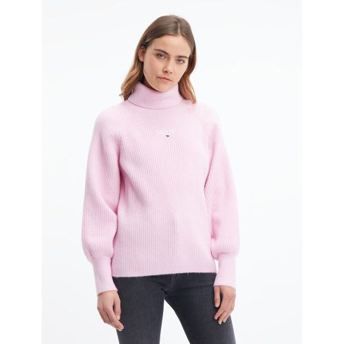 Pull col roulé en fine maille - Tommy Jeans - Modalova