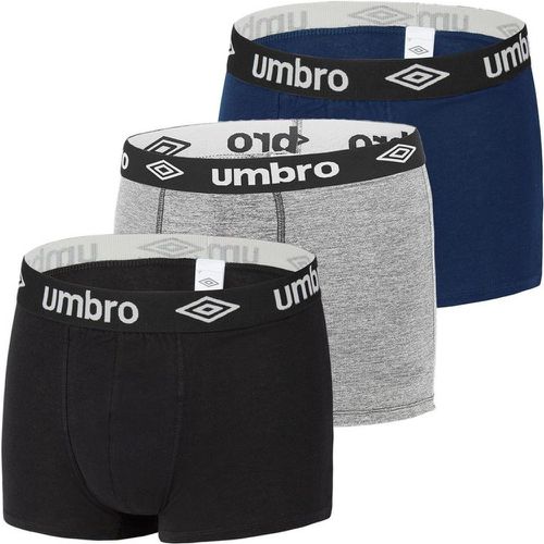 Boxers coton Uni Lot de 3 - Umbro - Modalova