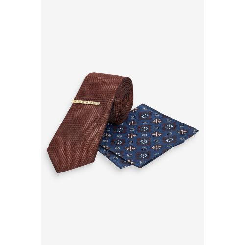 Ensemble pochette, cravate et pince à - Next - Modalova