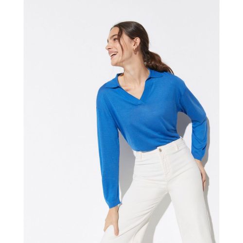 Pull en maille à col polo - EASY WEAR - Modalova