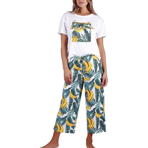 Pyjama tenue d'intérieur pantalon palazzo t-shirt Sweet Banana - ADMAS - Modalova