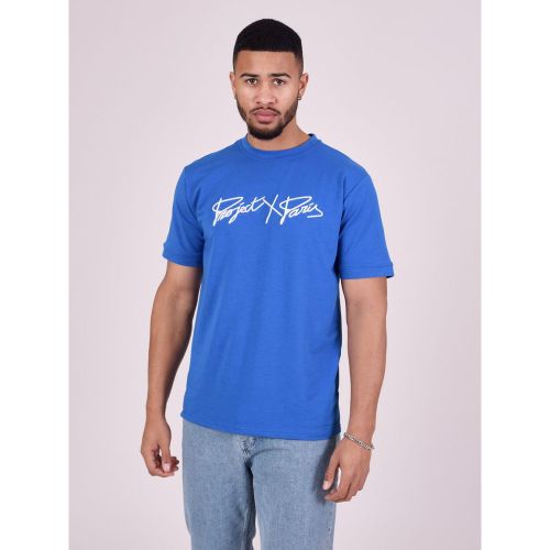T-shirt basic full logo broderie - PROJECT X - Modalova