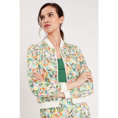 Veste teddy droite zippée - CACHE CACHE - Modalova