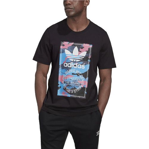 T-shirt col rond manches courtes imprimé camo - adidas Originals - Modalova