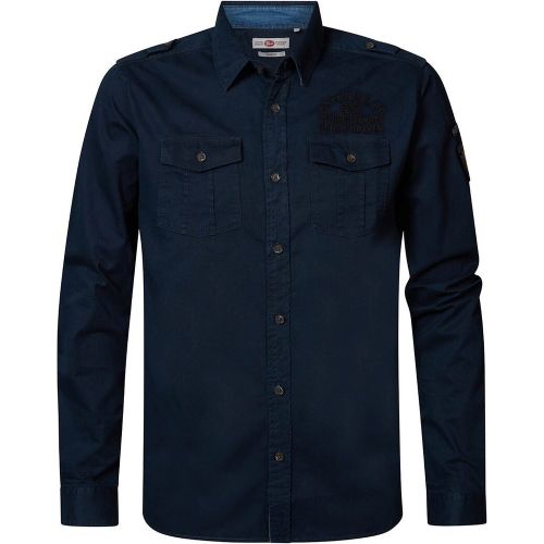 Chemise droite esprit militaire - PETROL INDUSTRIES - Modalova