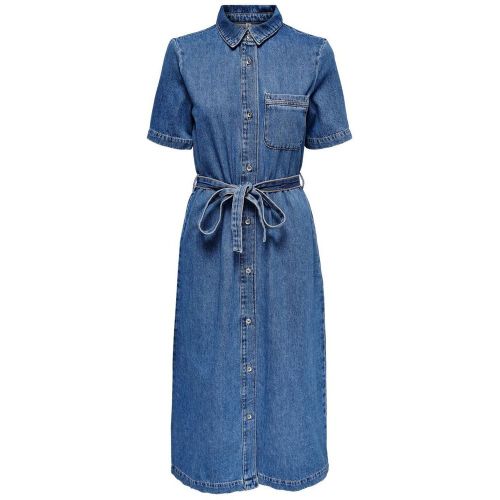 Robe en jean Tall - Avec ceinture - Only Tall - Modalova