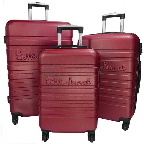 Lot 3 valises rigides dont 1 valise cabine abs - LITTLE MARCEL - Modalova