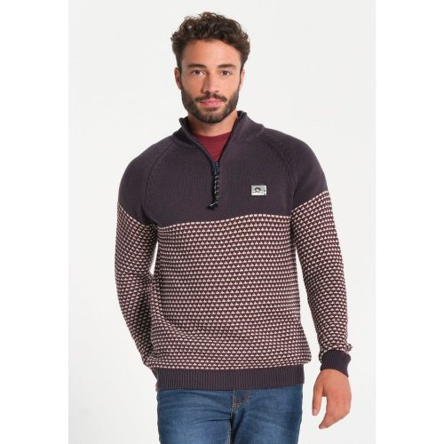 Pull col montant, zippé, logo - J&JOY - Modalova