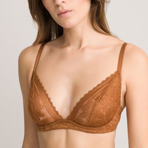 Soutien-gorge triangle en dentelle recyclée - LA REDOUTE COLLECTIONS - Modalova