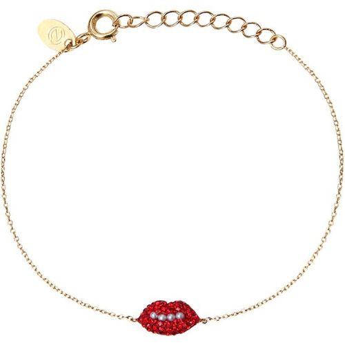 Bracelet doré à l' fin cherry KUCHI LIPS - CAROLINE NAJMAN - Modalova