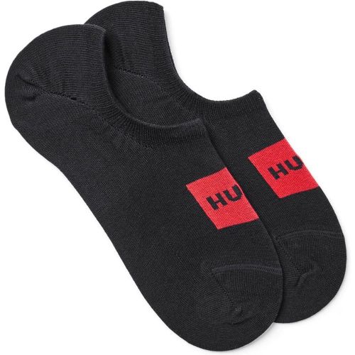 Lot de deux paires de chaussettes invisibles en coton mélangé lot de 2P LOW CUT LABEL CC - HUGO - Modalova