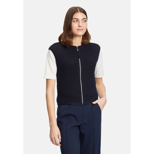Cardigan en grosse maille sans manches - Betty Barclay - Modalova