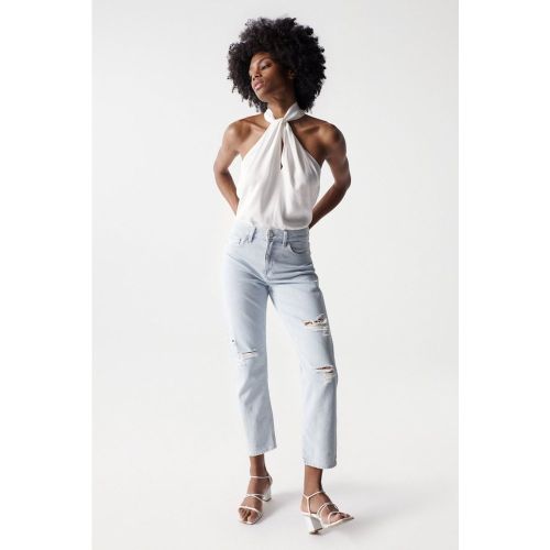 Jean Slim Cropped Slim TRUE - Salsa - Modalova