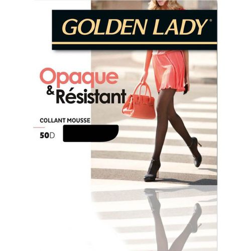 Collant mousse opaque resistant 50D - GOLDEN LADY - Modalova