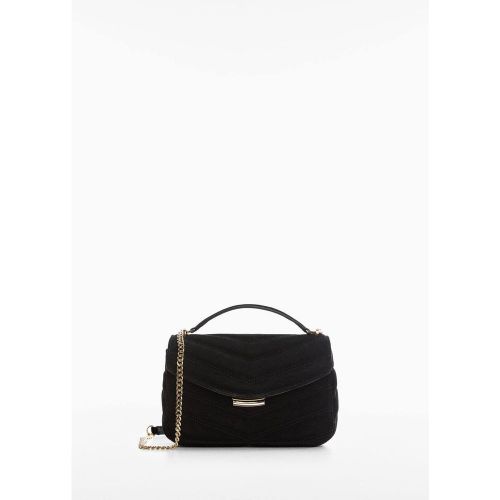 Sac cuir chaîne - Mango - Modalova