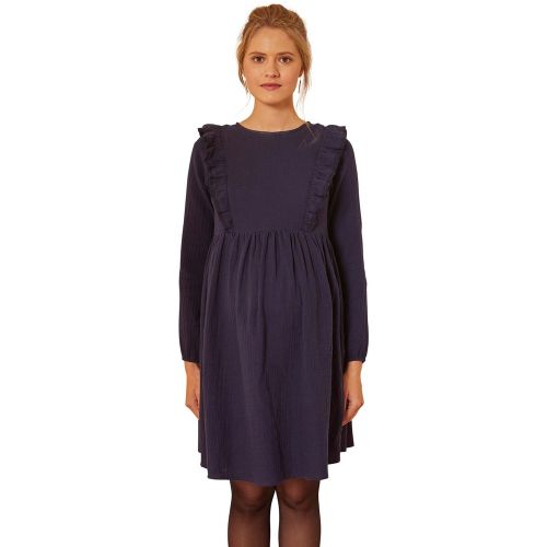 Robe gaze de coton de grossesse et d'allaitement - VERTBAUDET - Modalova