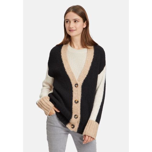 Cardigan en maille à motif colour blocking - CARTOON - Modalova