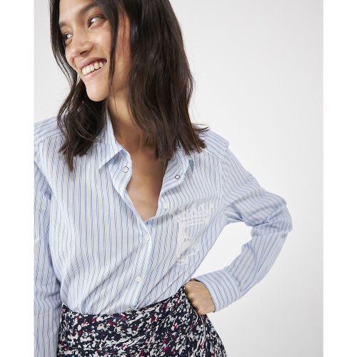 Chemise rayée, manches longues - IKKS - Modalova