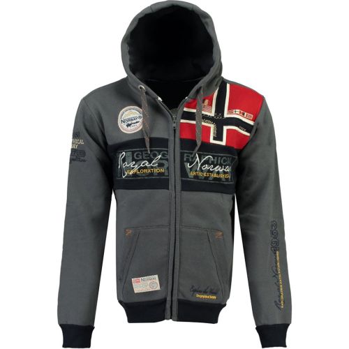 Sweat zippé à capuche Flyer - geographical norway - Modalova