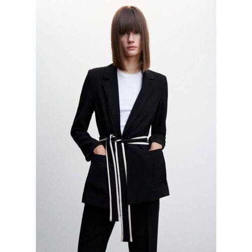 Veste costume ceinture - Mango - Modalova