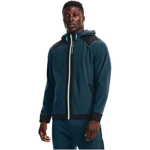 T-shirt en polaire à capuche avec zip - Under Armour - Modalova