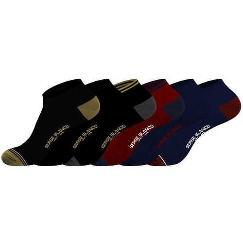 Paires de Chaussettes Socquettes coton Lot de 6 - SERGE BLANCO - Modalova