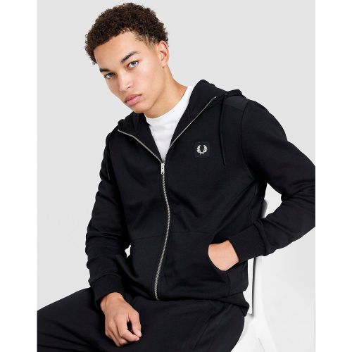 Sweat à capuche Zippé Badge - - Fred Perry - Modalova